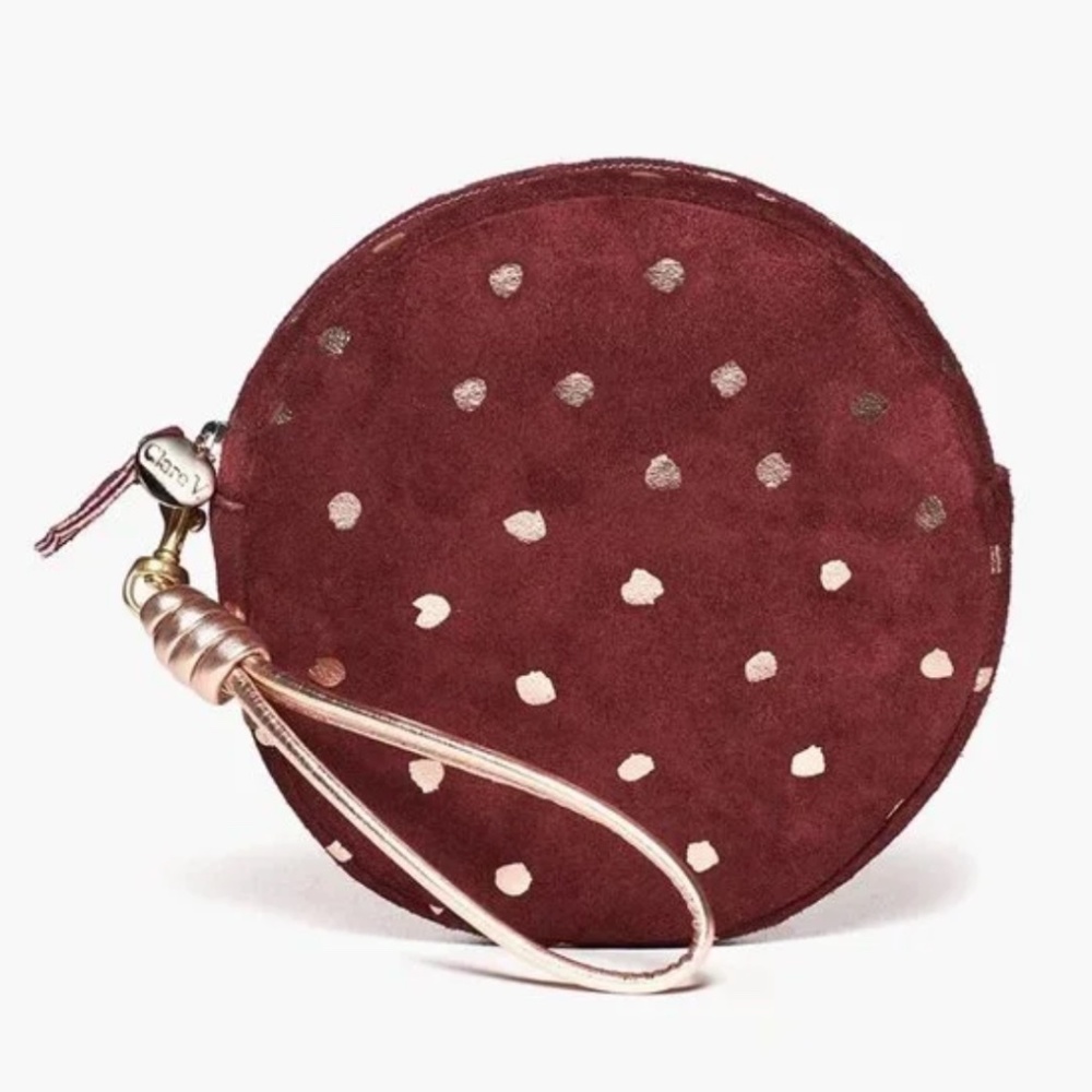NWT Clare V Circle Wristlet